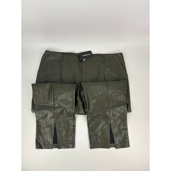 Pretty Little Thing Olive Pants (B29) - Picture 5 of 12